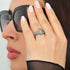 Couple Bundle Silicone Wedding Rings Set #96